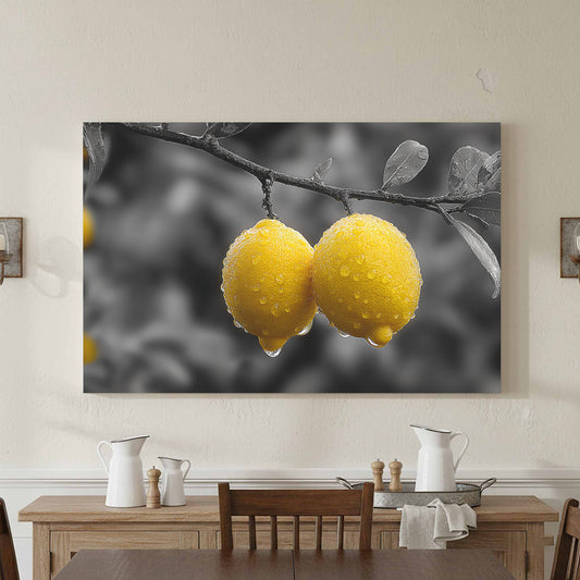 Yellow Lemons Canvas Art — product image 1