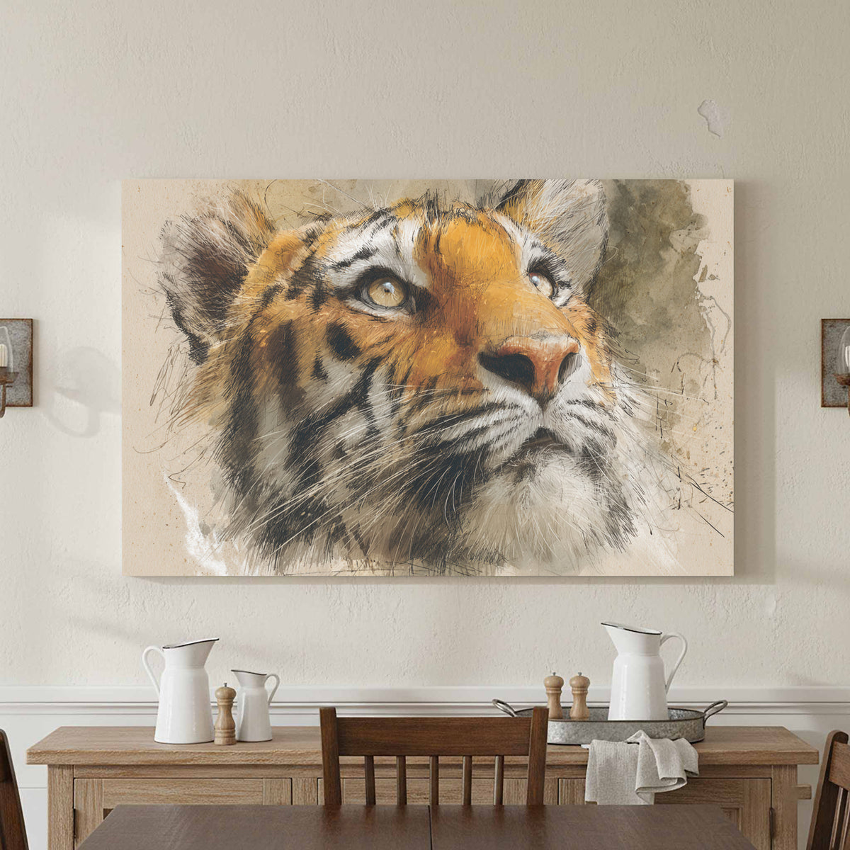Tiger Portrait Canvas Wall Art — product image 4