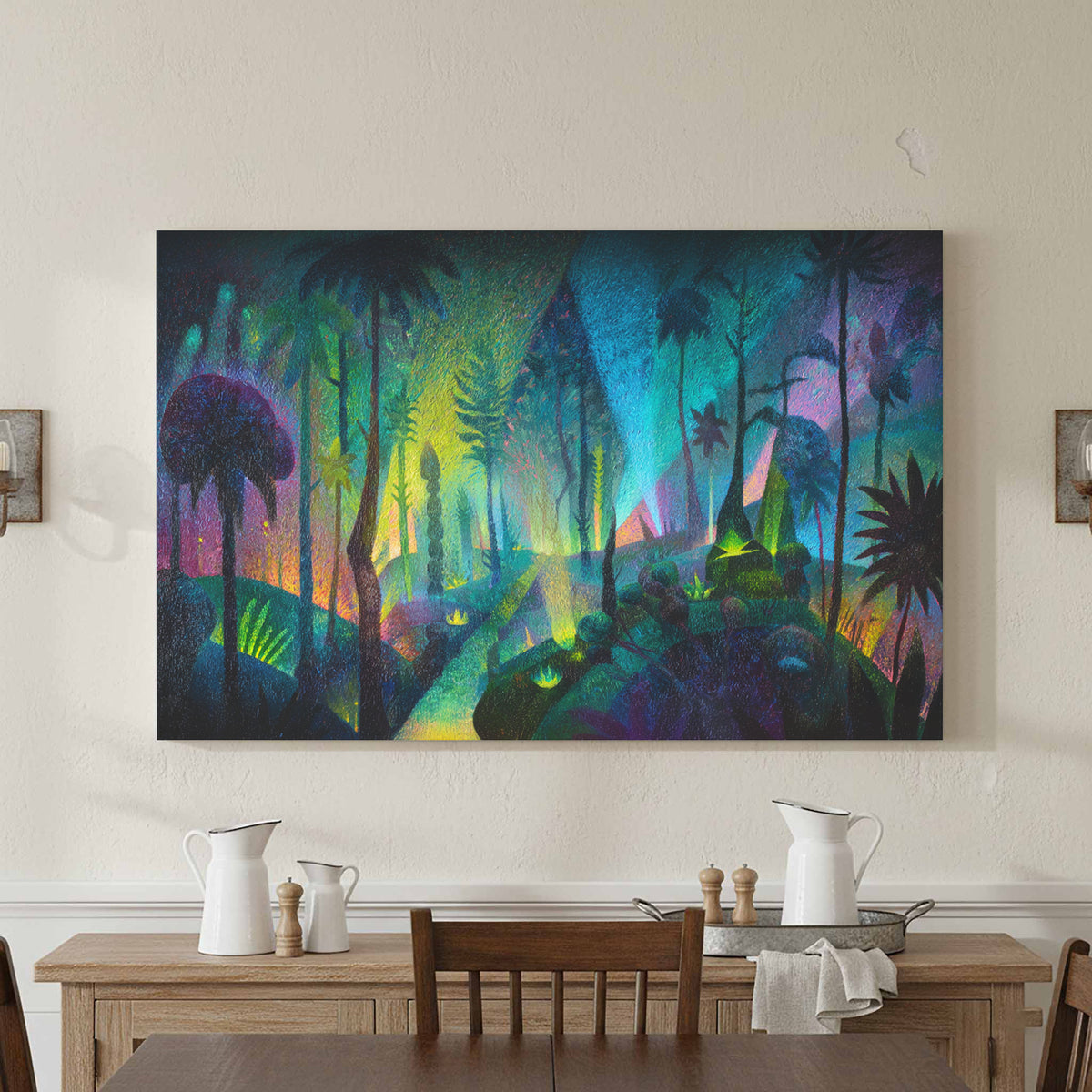 Dark Jungle Canvas Print — product image 4