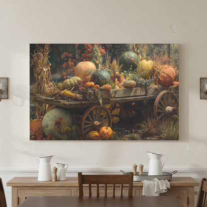Autumn Harvest Canvas Print – styled room view 2
