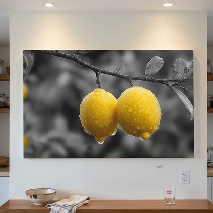 Yellow Lemons Canvas Art — product image 3