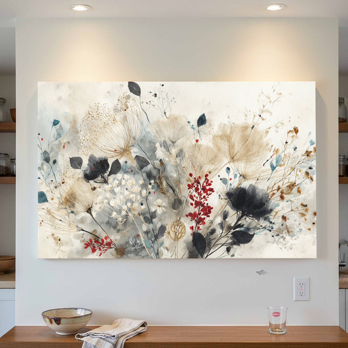 Abstract Floral Wall Art — product image 5