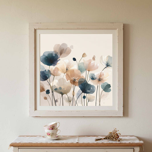 Modern Floral Canvas Wall Art — product image 1