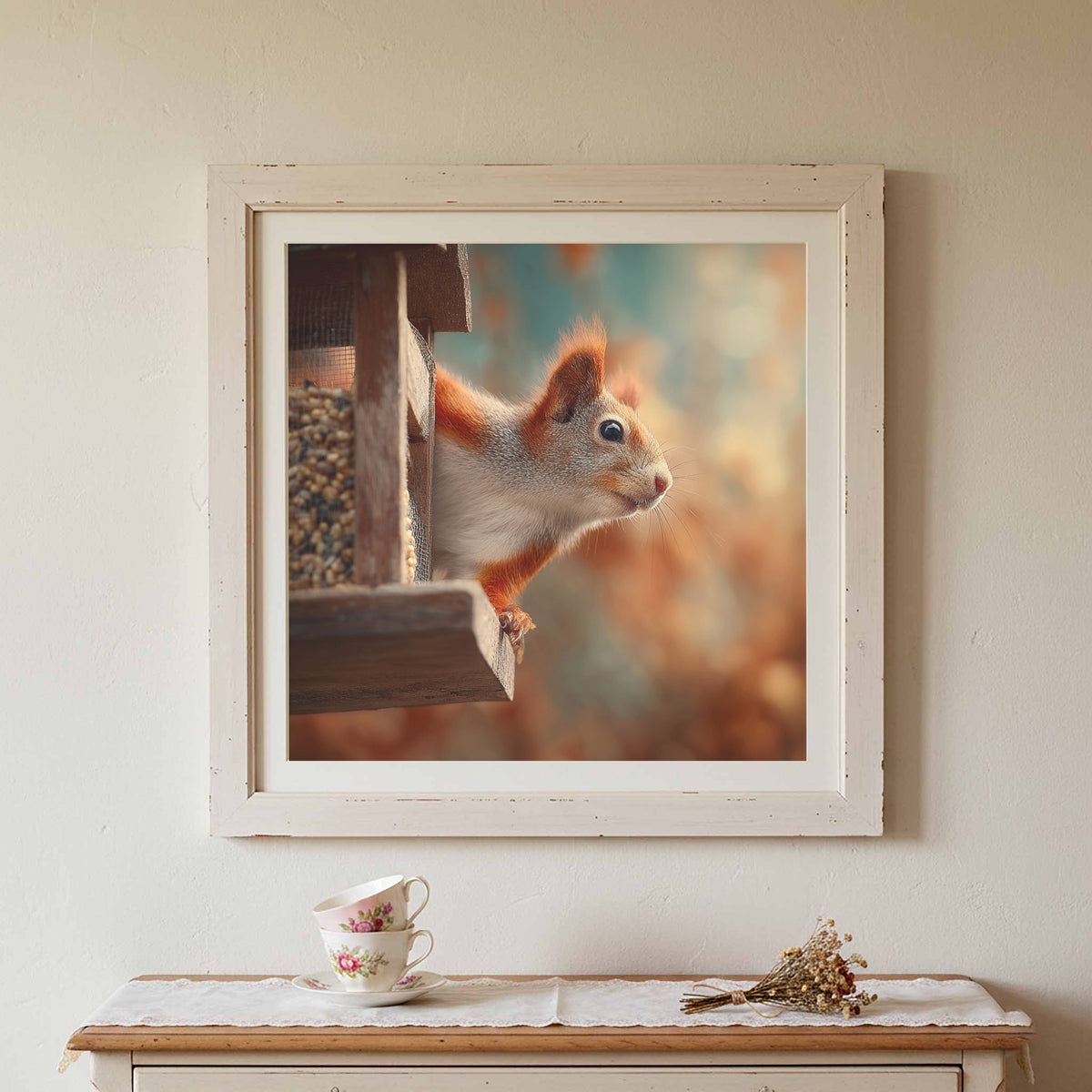 Red Squirrel Canvas Print — product image 1