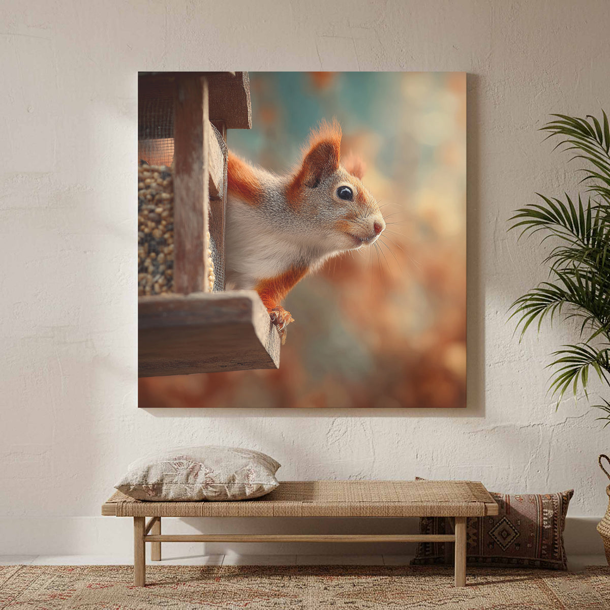 Red Squirrel Canvas Print — product image 3