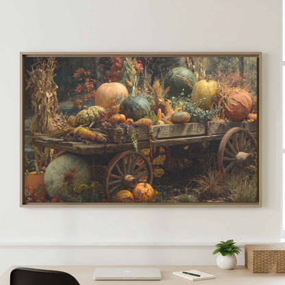 Autumn Harvest Canvas Print – styled room view 3