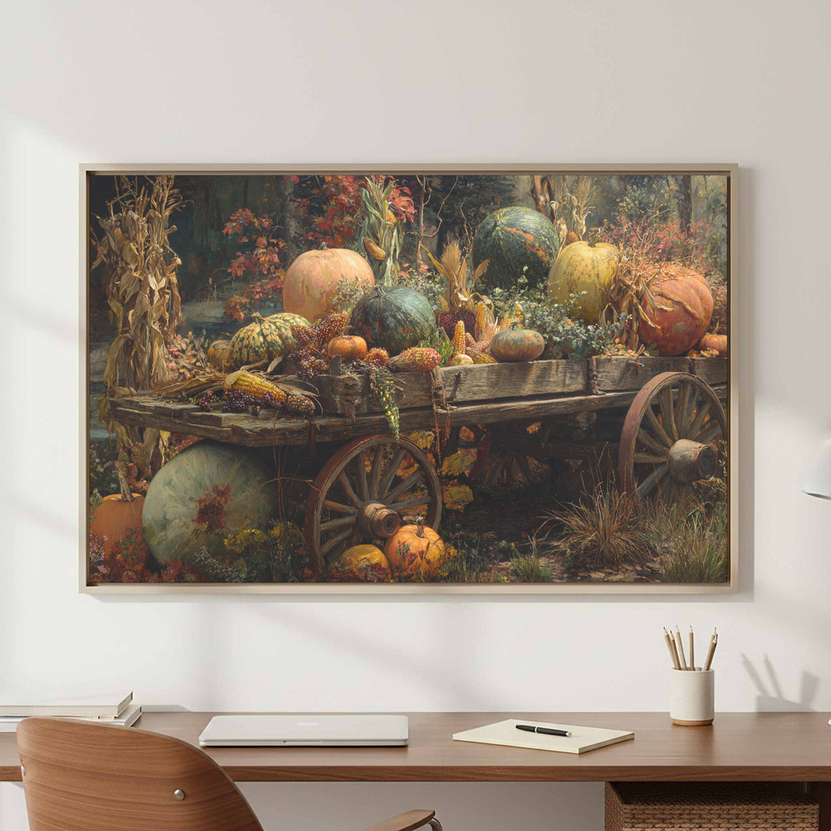 Autumn Harvest Canvas Print – styled room view 4