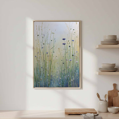 Minimalist Botanical Wall Art – styled room view 4