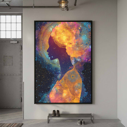 Cosmic Goddess Silhouette Art — product image 3