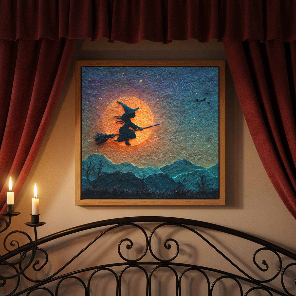 Witch Broomstick Wall Art — product image 3