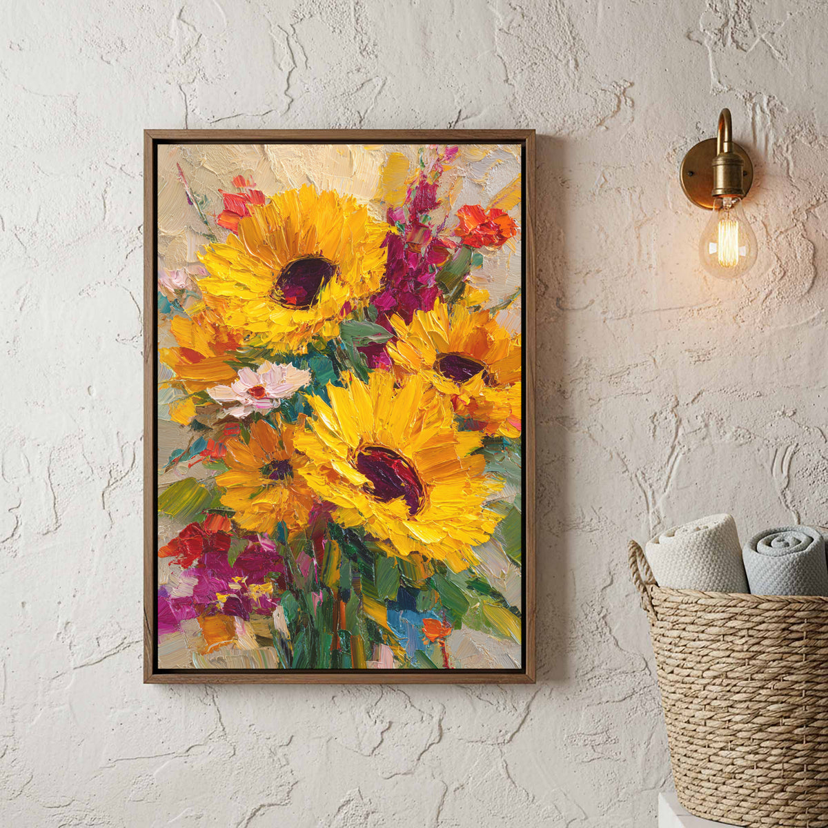 Sunflower Bouquet Canvas Print — product image 5