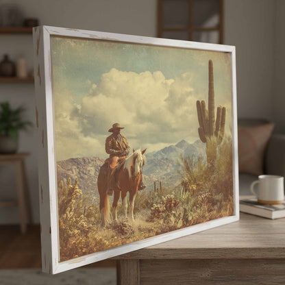 Western Cowboy Desert Canvas Wall Art — product image 5