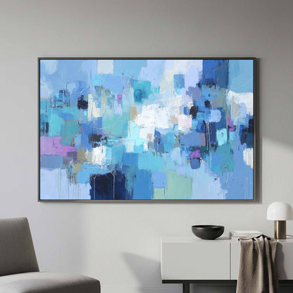 Abstract Blue Canvas Wall Art — product image 4