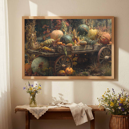 Autumn Harvest Canvas Print – styled room view 6