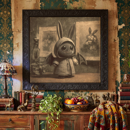 Gothic Monster Art Print – styled room view 3