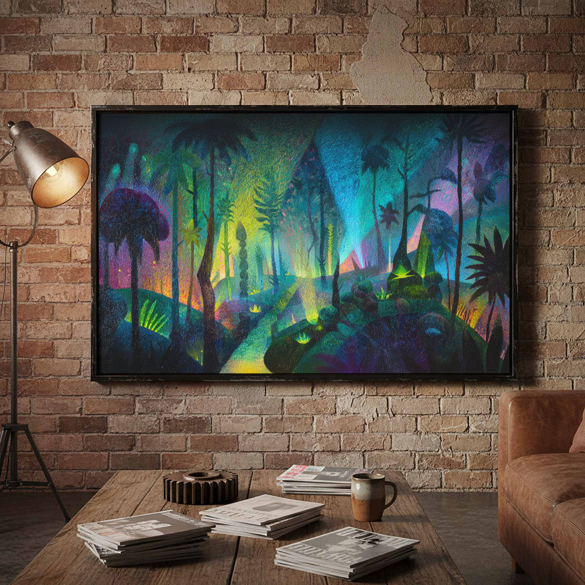 Dark Jungle Canvas Print — product image 5