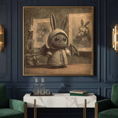 Gothic Monster Art Print – styled room view 5