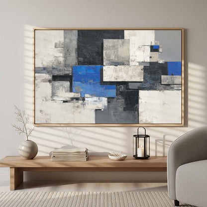 Modern Abstract Wall Art – styled room view 5