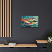 Colorful Fish Underwater Scene Art - Vibrant Coastal Decor