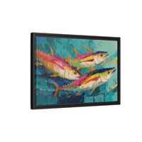 Colorful Fish Underwater Scene Art - Vibrant Coastal Decor