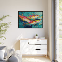 Colorful Fish Underwater Scene Art - Vibrant Coastal Decor