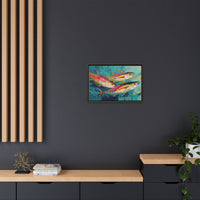 Colorful Fish Underwater Scene Art - Vibrant Coastal Decor