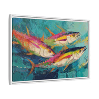 Colorful Fish Underwater Scene Art - Vibrant Coastal Decor