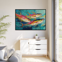 Colorful Fish Underwater Scene Art - Vibrant Coastal Decor