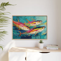 Colorful Fish Underwater Scene Art - Vibrant Coastal Decor