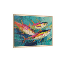 Colorful Fish Underwater Scene Art - Vibrant Coastal Decor