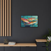 Colorful Fish Underwater Scene Art - Vibrant Coastal Decor