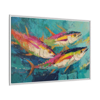 Colorful Fish Underwater Scene Art - Vibrant Coastal Decor