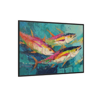 Colorful Fish Underwater Scene Art - Vibrant Coastal Decor