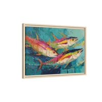 Colorful Fish Underwater Scene Art - Vibrant Coastal Decor