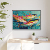Colorful Fish Underwater Scene Art - Vibrant Coastal Decor
