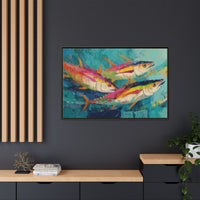 Colorful Fish Underwater Scene Art - Vibrant Coastal Decor
