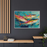 Colorful Fish Underwater Scene Art - Vibrant Coastal Decor
