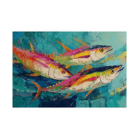 Colorful Fish Underwater Scene Art - Vibrant Coastal Decor