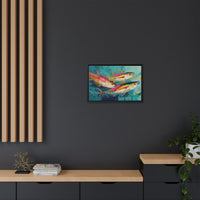 Colorful Fish Underwater Scene Art - Vibrant Coastal Decor