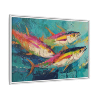 Colorful Fish Underwater Scene Art - Vibrant Coastal Decor
