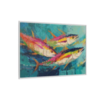 Colorful Fish Underwater Scene Art - Vibrant Coastal Decor