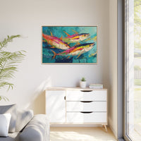 Colorful Fish Underwater Scene Art - Vibrant Coastal Decor