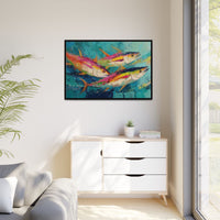 Colorful Fish Underwater Scene Art - Vibrant Coastal Decor