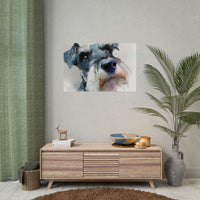 Copy of Miniature Schnauzer Canvas Print – Watercolor Dog Wall Art