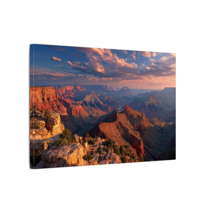 Grand Canyon Sunset Canvas Wall Art – gallery wrapped canvas, side view
