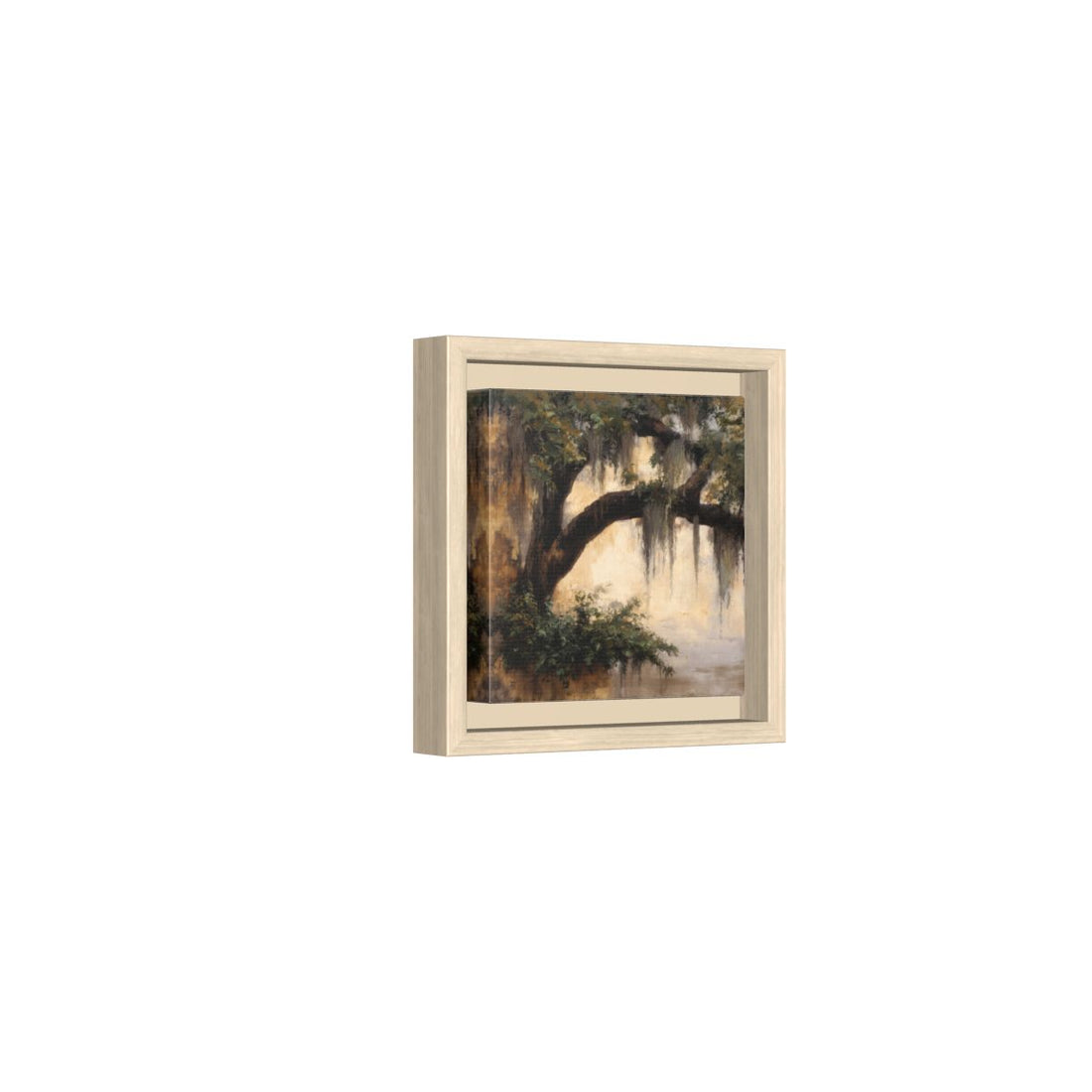 Oak Tree Canvas Wall Art – natural wood framed canvas