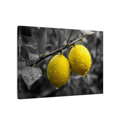 Lemon Tree Canvas Print – gallery wrapped canvas, side view