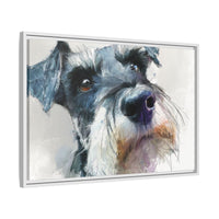 Copy of Miniature Schnauzer Canvas Print – Watercolor Dog Wall Art