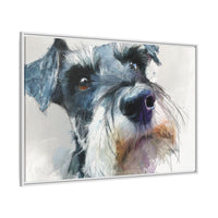 Copy of Miniature Schnauzer Canvas Print – Watercolor Dog Wall Art