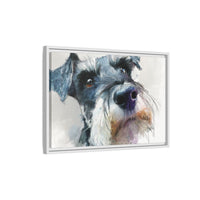 Copy of Miniature Schnauzer Canvas Print – Watercolor Dog Wall Art